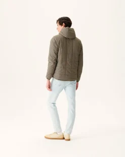 Donzen Jassen & Jacks-JOTT Doudoune Ultralight Reversible A Capuche Beige/Taupe Vigo 8041 Beige/Taupe