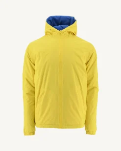 Donzen Jassen & Jacks-JOTT Doudoune Ultralight Reversible A Capuche Citron/Azur Vigo 6310 Lemon/Azure