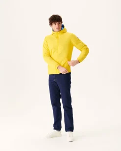 Donzen Jassen & Jacks-JOTT Doudoune Ultralight Reversible A Capuche Citron/Azur Vigo 6310 Lemon/Azure