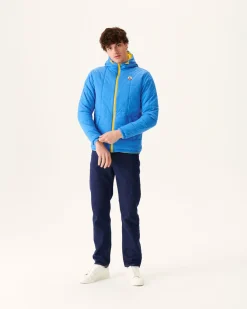 Donzen Jassen & Jacks-JOTT Doudoune Ultralight Reversible A Capuche Citron/Azur Vigo 6310 Lemon/Azure