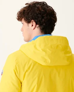 Donzen Jassen & Jacks-JOTT Doudoune Ultralight Reversible A Capuche Citron/Azur Vigo 6310 Lemon/Azure