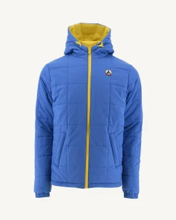 Donzen Jassen & Jacks-JOTT Doudoune Ultralight Reversible A Capuche Citron/Azur Vigo 6310 Lemon/Azure
