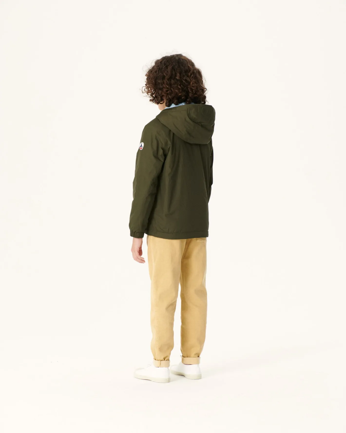 Donzen Jassen-JOTT Doudoune Ultralight Reversible A Capuche Army/Bleu Clair Enfant Rosso 2551 Army/Soft Blue