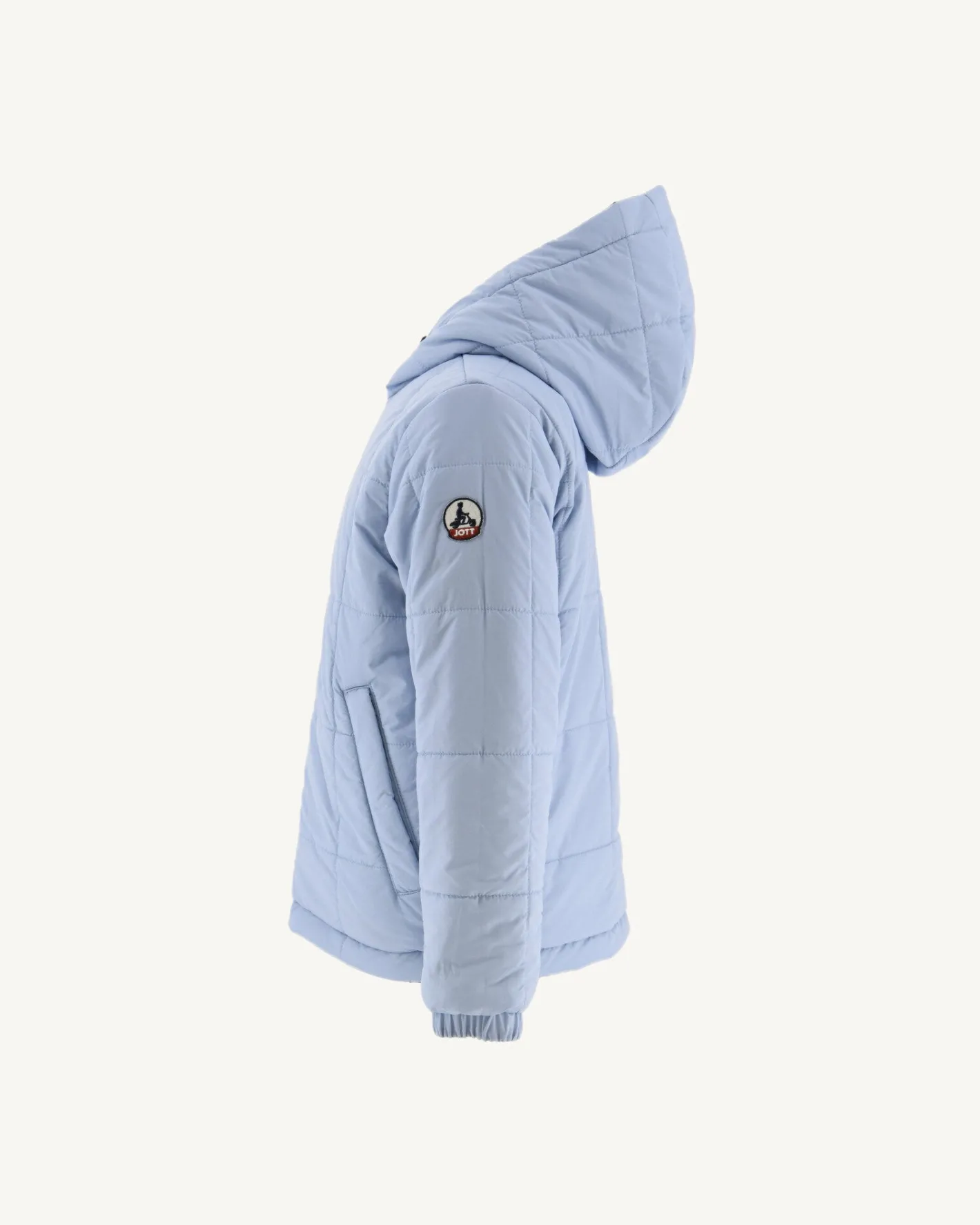 Donzen Jassen-JOTT Doudoune Ultralight Reversible A Capuche Army/Bleu Clair Enfant Rosso 2551 Army/Soft Blue
