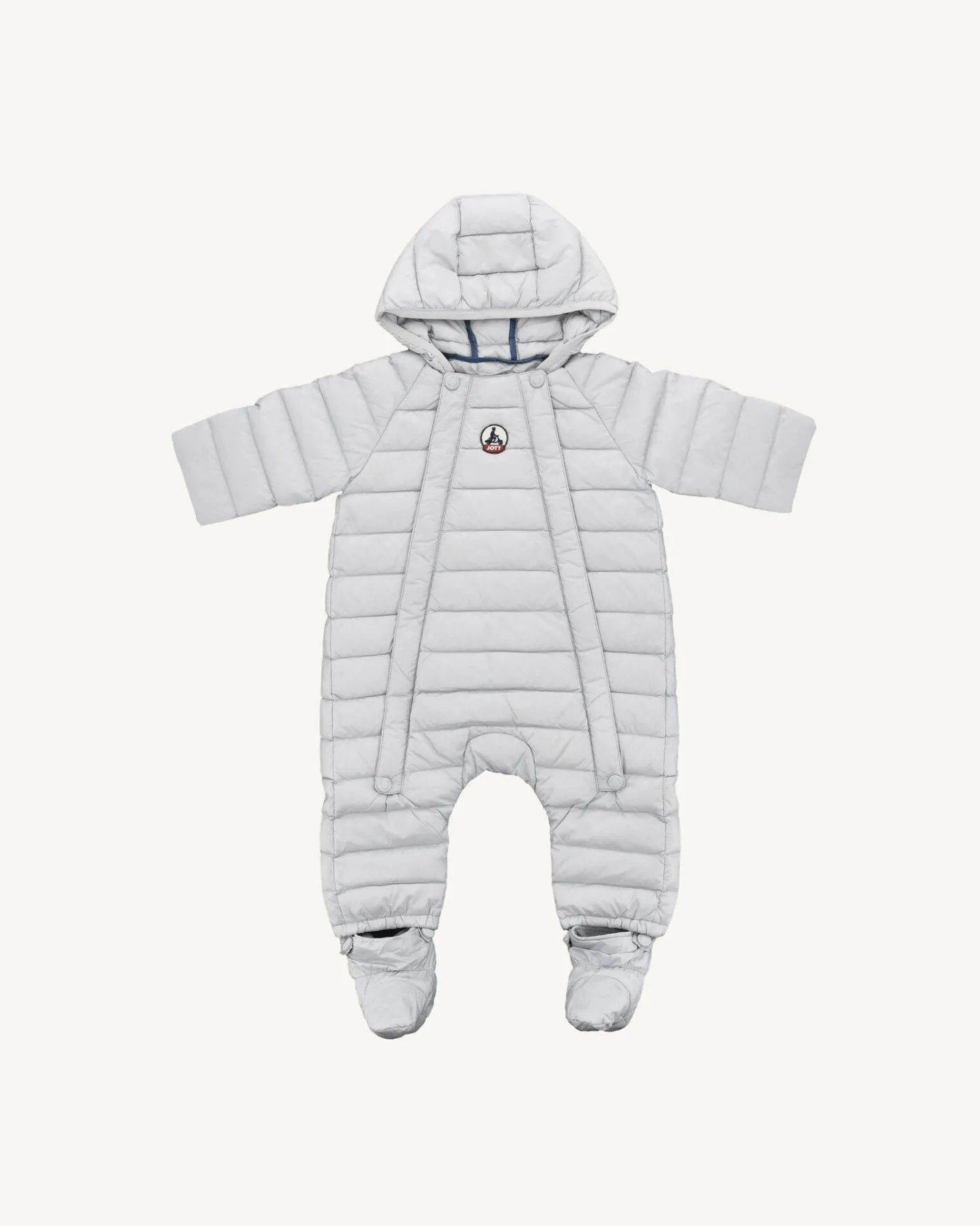 Baby-JOTT Grenouillere Bebe Gris Clair Grenouille 532 Soft Grey