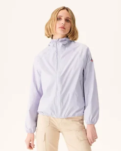 Donzen Jassen & Jacks-JOTT Impermeable A Capuche Mauve Pastel Singapore 200 Pastel Mauve