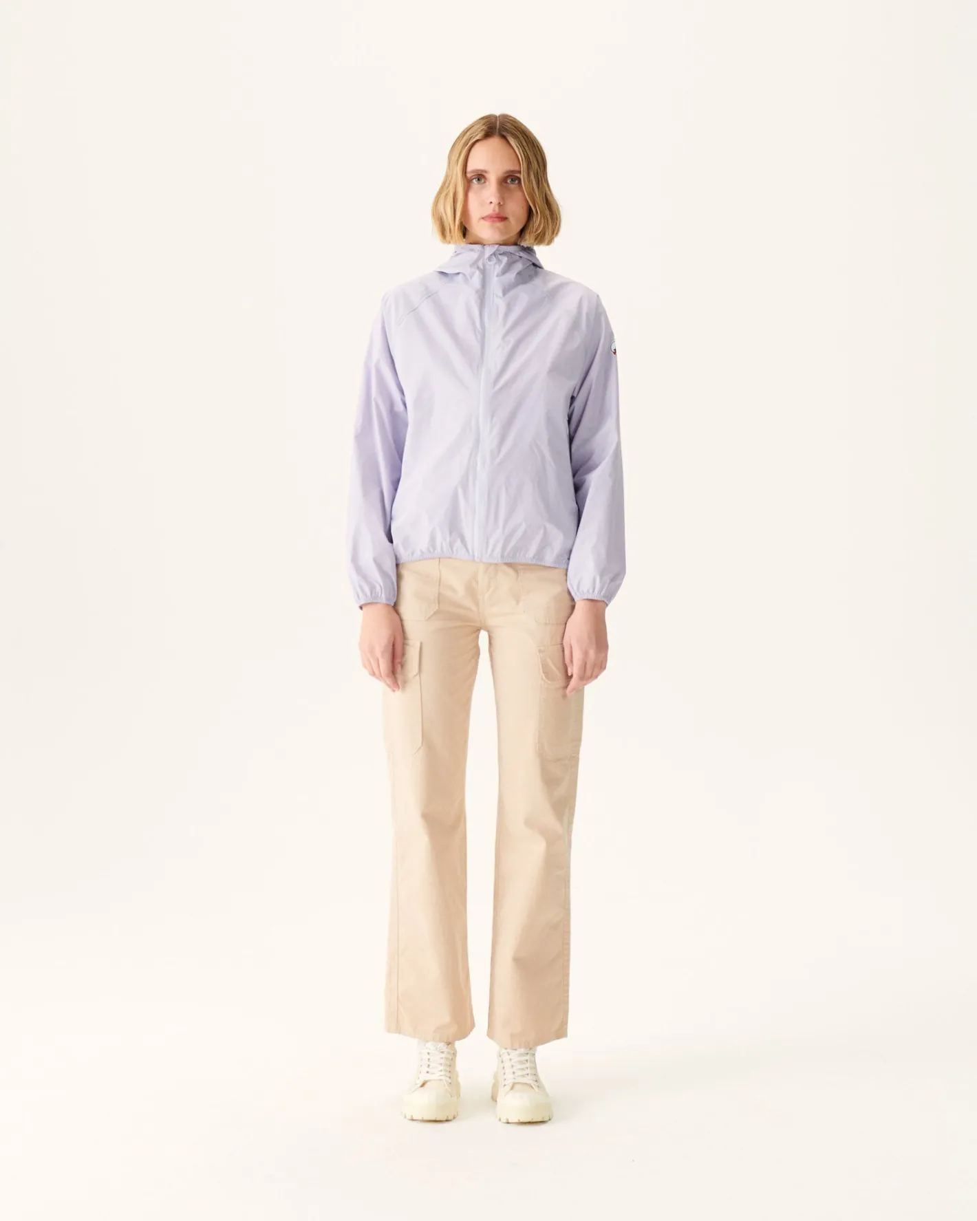 Donzen Jassen & Jacks-JOTT Impermeable A Capuche Mauve Pastel Singapore 200 Pastel Mauve