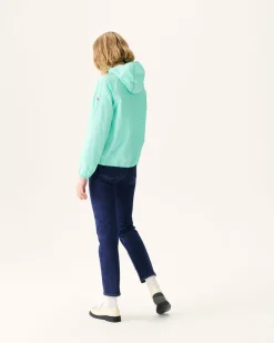 Donzen Jassen & Jacks-JOTT Impermeable A Capuche Menthe Pastel Singapore 500 Pastel Mint