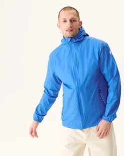 Donzen Jassen & Jacks-JOTT Impermeable A Capuche Paquetable Azur Manille 183 Azure