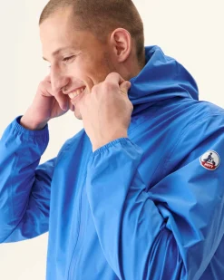 Donzen Jassen & Jacks-JOTT Impermeable A Capuche Paquetable Azur Manille 183 Azure