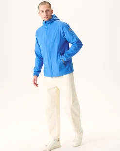 Donzen Jassen & Jacks-JOTT Impermeable A Capuche Paquetable Azur Manille 183 Azure