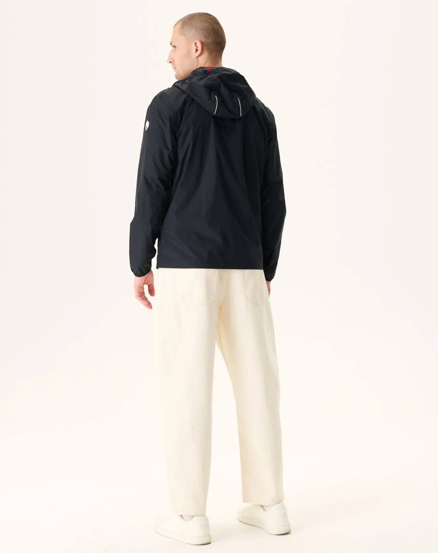 Donzen Jassen & Jacks-JOTT Impermeable A Capuche Paquetable Noir Manille 999 Black