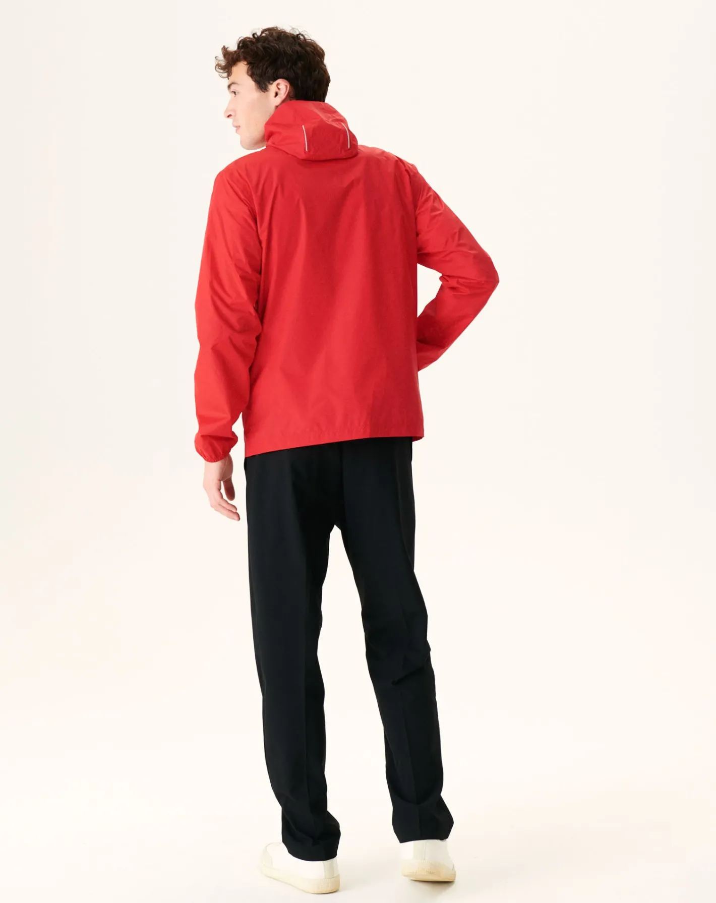 Donzen Jassen & Jacks-JOTT Impermeable A Capuche Paquetable Rouge Vif Manille 318 Fire Red