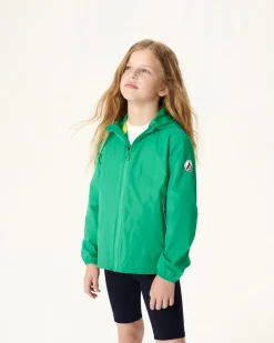 Donzen Jassen-JOTT Impermeable A Capuche Vert Enfant Madeira 243 Poppy Green