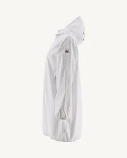 Donzen Jassen & Jacks-JOTT Impermeable Long A Capuche Blanc Copenhagen 901 Blanc