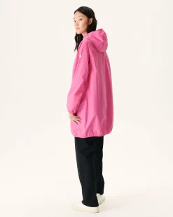 Donzen Jassen & Jacks-JOTT Impermeable Long A Capuche Rose Intense Copenhagen 457 Wild Rose