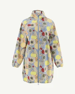 Donzen Jassen & Jacks-JOTT Impermeable Long A Capuche Bohemian Bleu Clair Copenhagen 1801 Bohemian Soft Blue