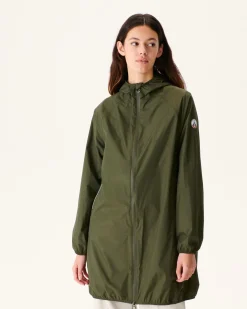 Donzen Jassen & Jacks-JOTT Impermeable Long A Capuche Army Copenhagen 255 Army