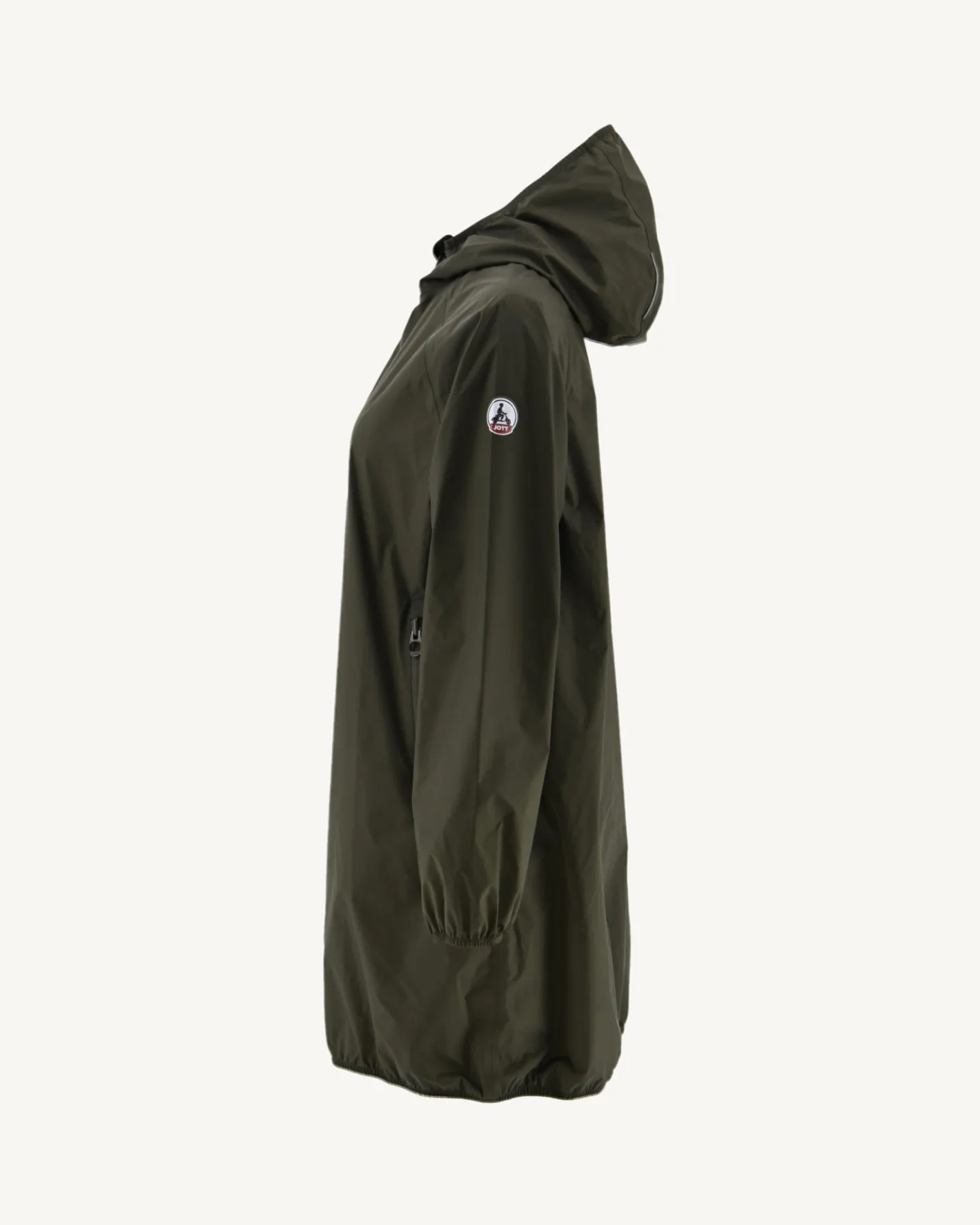 Donzen Jassen & Jacks-JOTT Impermeable Long A Capuche Army Copenhagen 255 Army