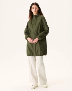 Donzen Jassen & Jacks-JOTT Impermeable Long A Capuche Army Copenhagen 255 Army