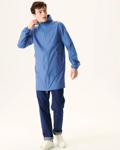 Donzen Jassen & Jacks-JOTT Impermeable Long Paquetable Bleu Jeans Stockholm 140 Blue Jeans