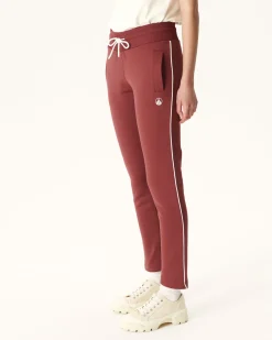 Kleding-JOTT Jogpant Femme En Coton Biologique Bordeaux Ingrina 330 Burgundy