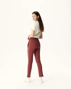 Kleding-JOTT Jogpant Femme En Coton Biologique Bordeaux Ingrina 330 Burgundy