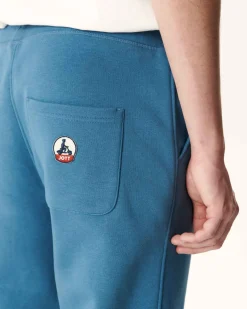 Kleding-JOTT Jogpant Homme En Coton Biologique Bleu Jeans Santiago 140 Blue Jeans