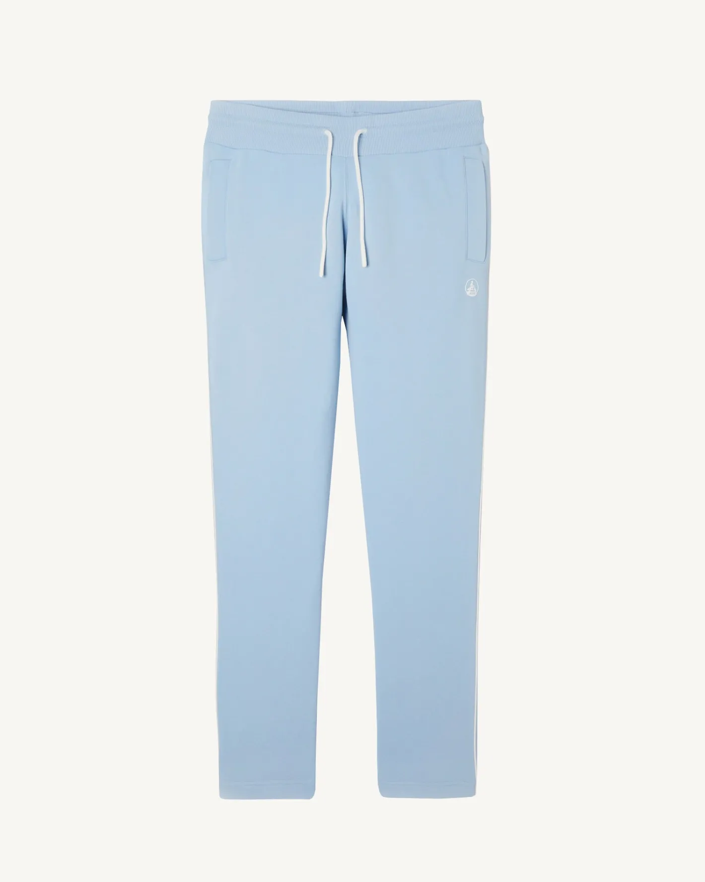 Kleding-JOTT Jogpant Homme En Coton Biologique Bleu Clair Freddie 180 Soft Blue