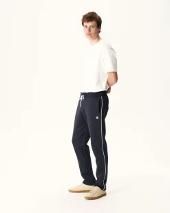 Kleding-JOTT Jogpant Homme En Coton Biologique Marine Freddie 104 Navy