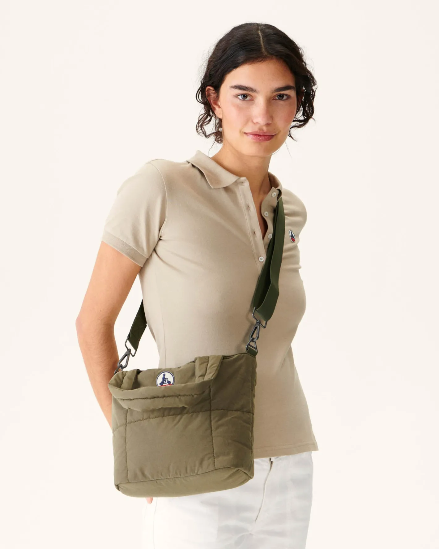 Tassen & Bagage-JOTT Mini Tote-Bag En Coton Gratte Army Nuna 255 Army