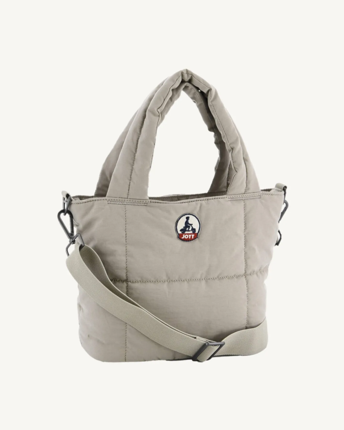 Tassen & Bagage-JOTT Mini Tote-Bag En Coton Gratte Beige Nuna 804 Beige