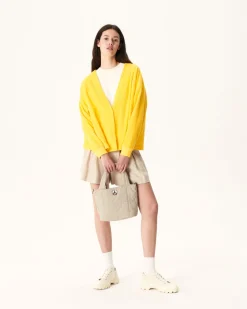 Tassen & Bagage-JOTT Mini Tote-Bag En Coton Gratte Beige Nuna 804 Beige
