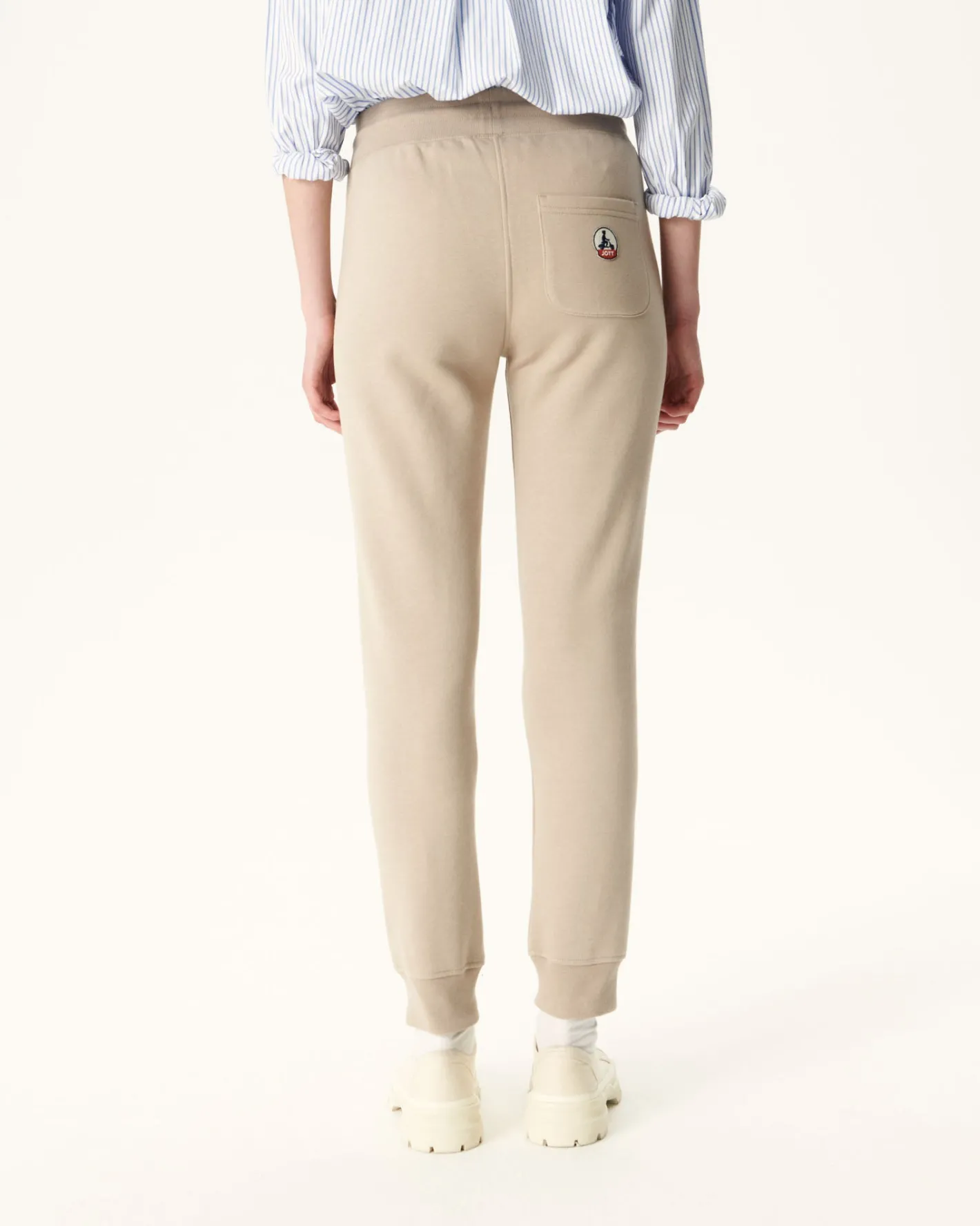 Kleding-JOTT Pantalon De Sport Femme En Coton Biologique Beige Valparaiso 804 Beige