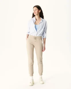 Kleding-JOTT Pantalon De Sport Femme En Coton Biologique Beige Valparaiso 804 Beige