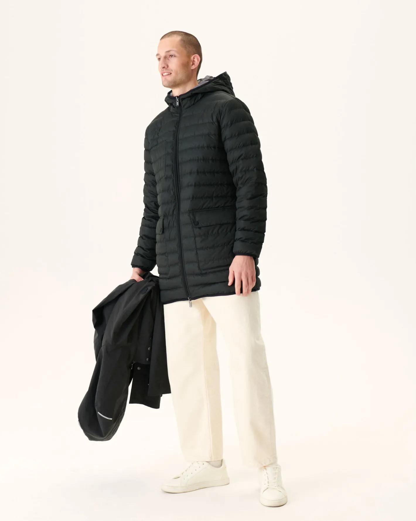 Donzen Jassen & Jacks-JOTT Parka Reversible A Capuche 5-En-1 Noir Gobi 999 Black