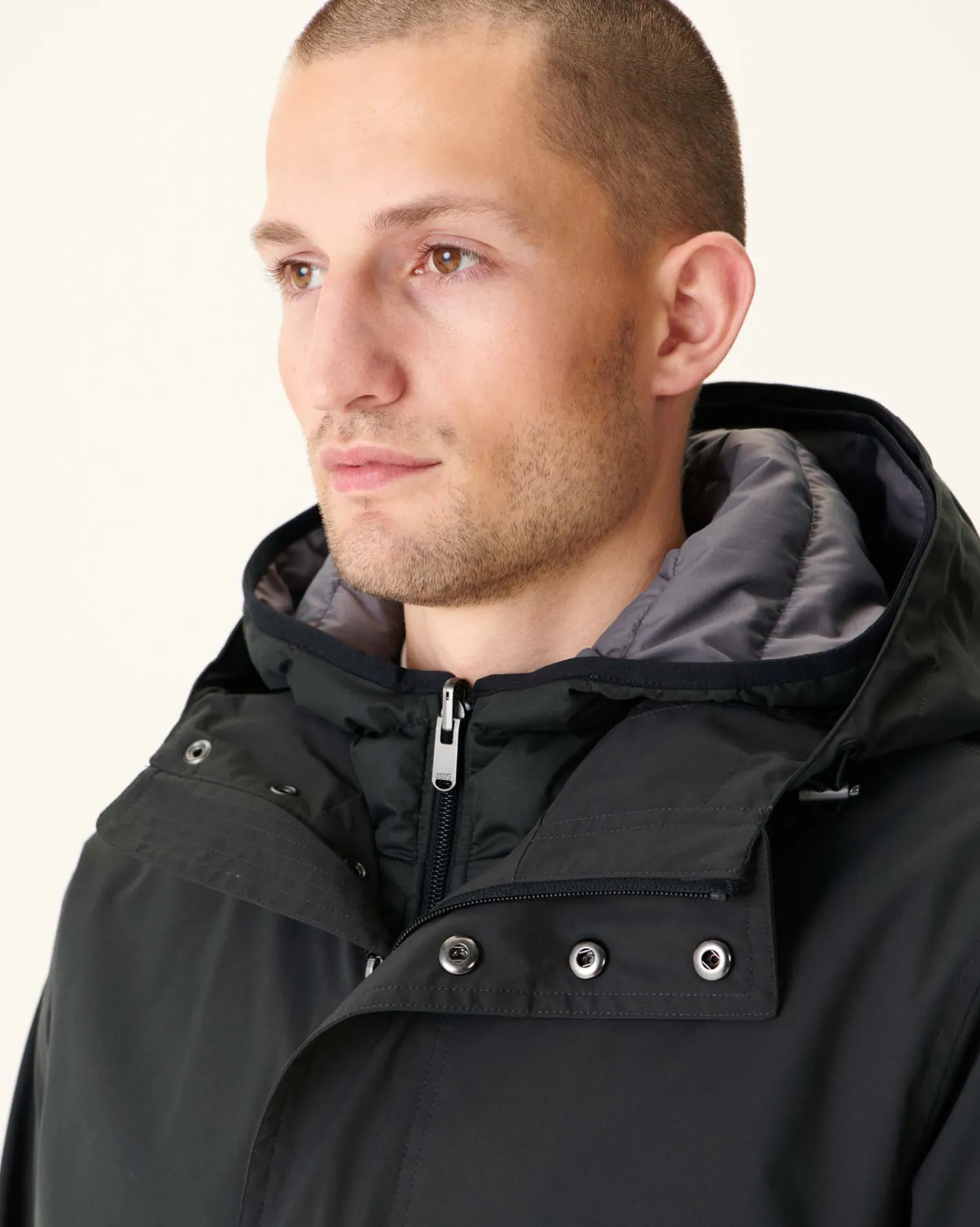Donzen Jassen & Jacks-JOTT Parka Reversible A Capuche 5-En-1 Noir Gobi 999 Black