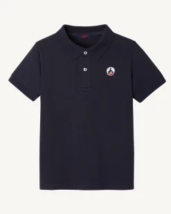 Kleding-JOTT Polo Enfant En Coton Biologique Marine Salvador 104 Navy