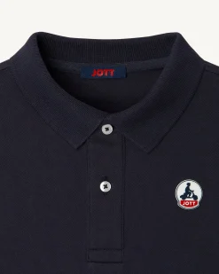 Kleding-JOTT Polo Enfant En Coton Biologique Marine Salvador 104 Navy