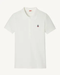 Kleding-JOTT Polo Femme En Coton Biologique Blanc Franca 901 Blanc