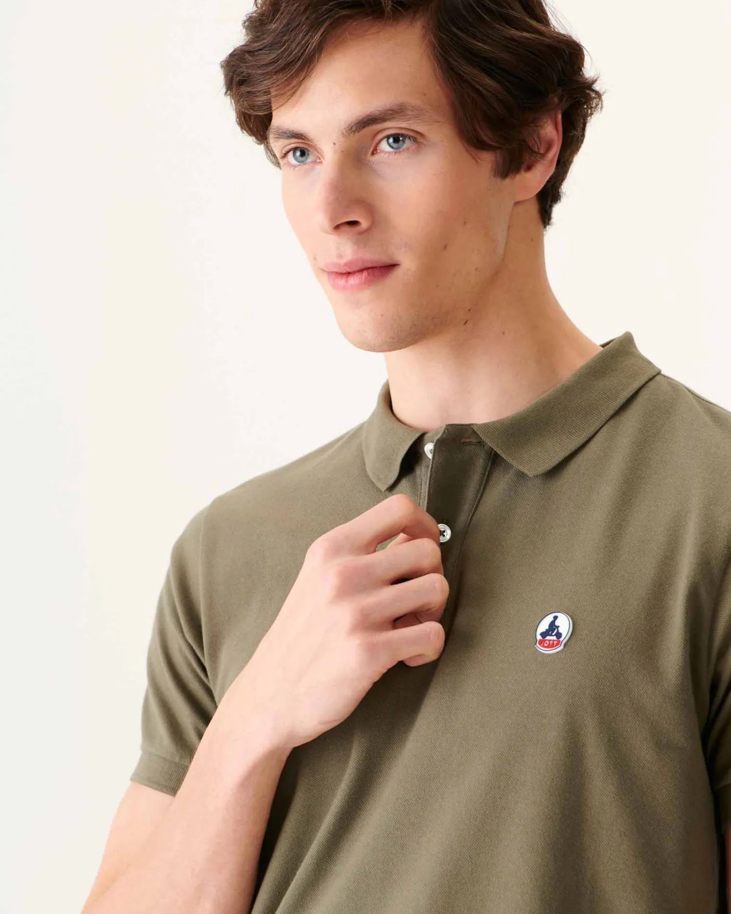 Kleding-JOTT Polo Homme En Coton Biologique Army Marbella 255 Army