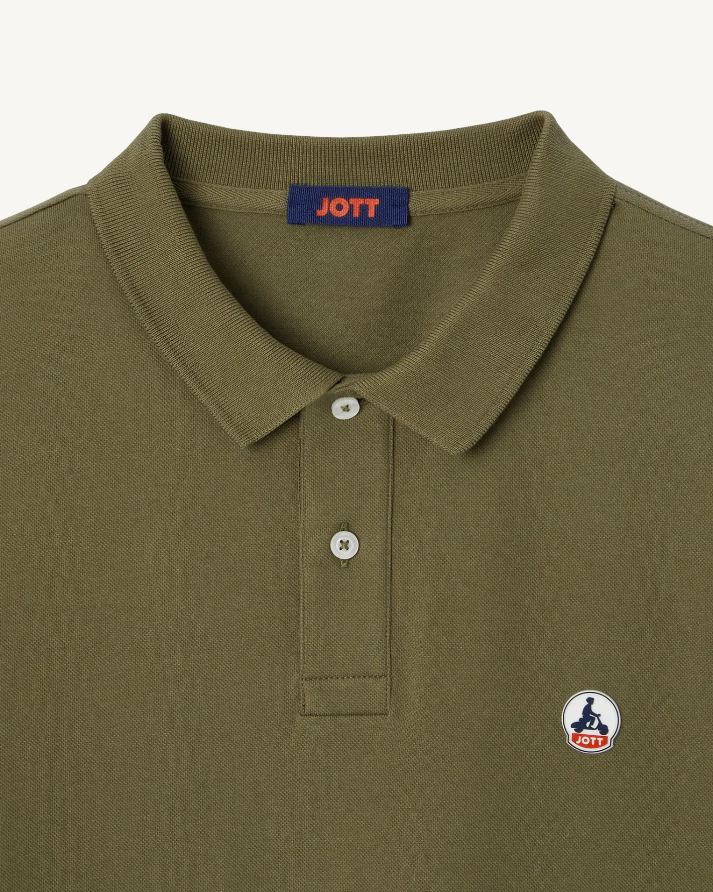Kleding-JOTT Polo Homme En Coton Biologique Army Marbella 255 Army