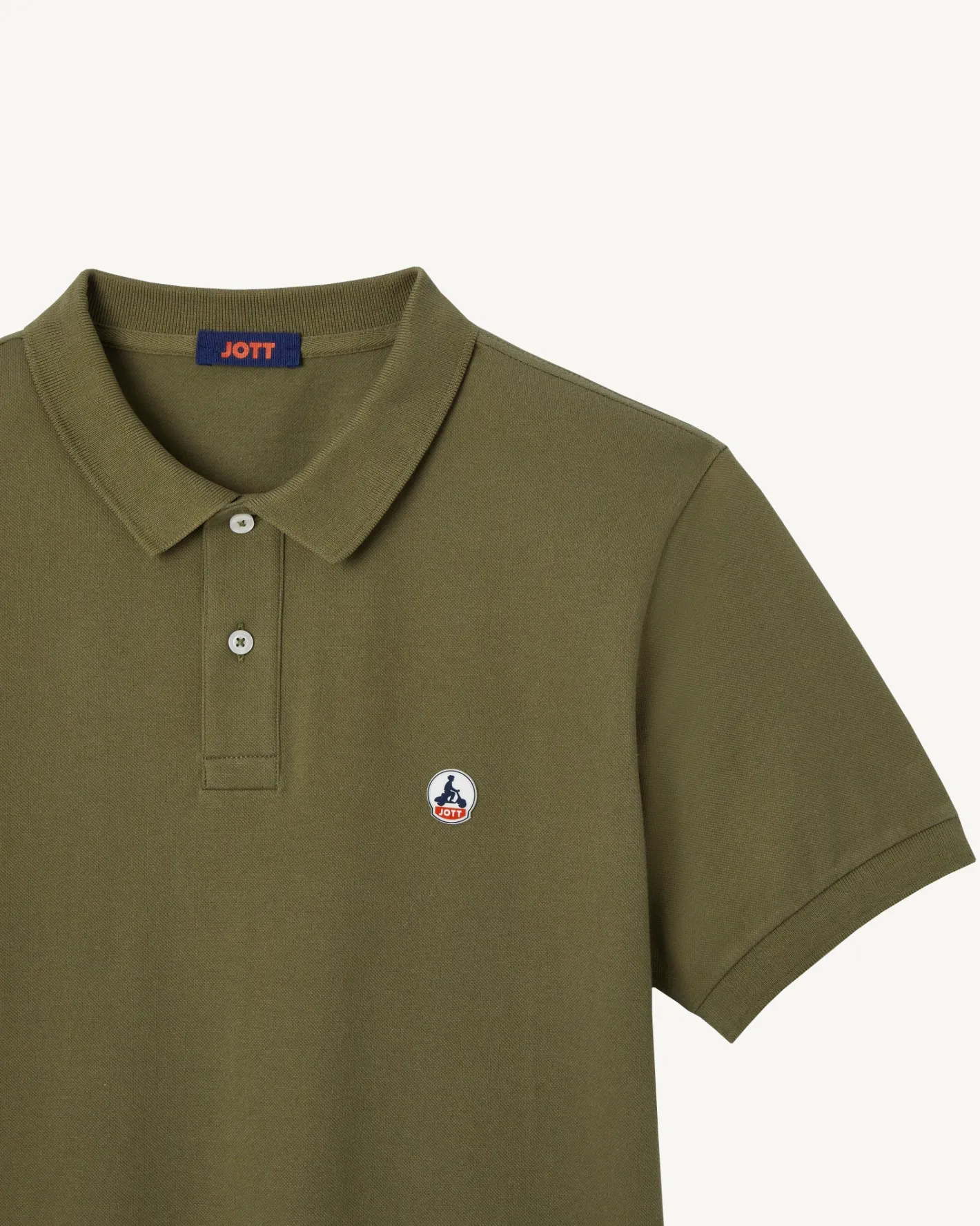Kleding-JOTT Polo Homme En Coton Biologique Army Marbella 255 Army