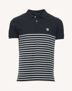 Kleding-JOTT Polo Manches Courtes Mariniere Marine Cherbourg 928 Mariniere Marine