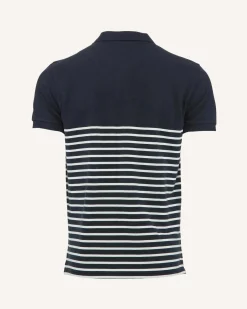 Kleding-JOTT Polo Manches Courtes Mariniere Marine Cherbourg 928 Mariniere Marine