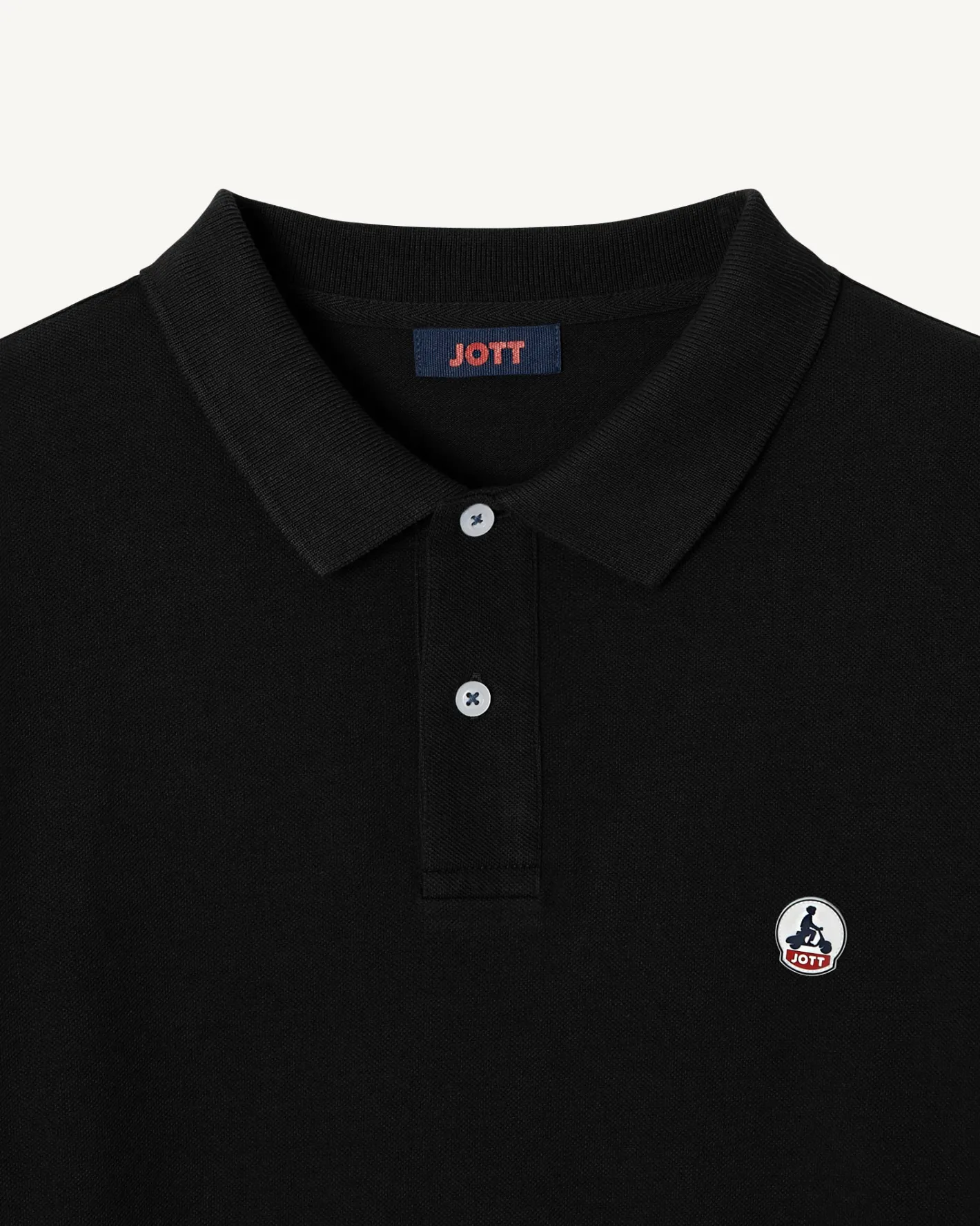 Kleding-JOTT Polo Noir Arcachon 999 Black