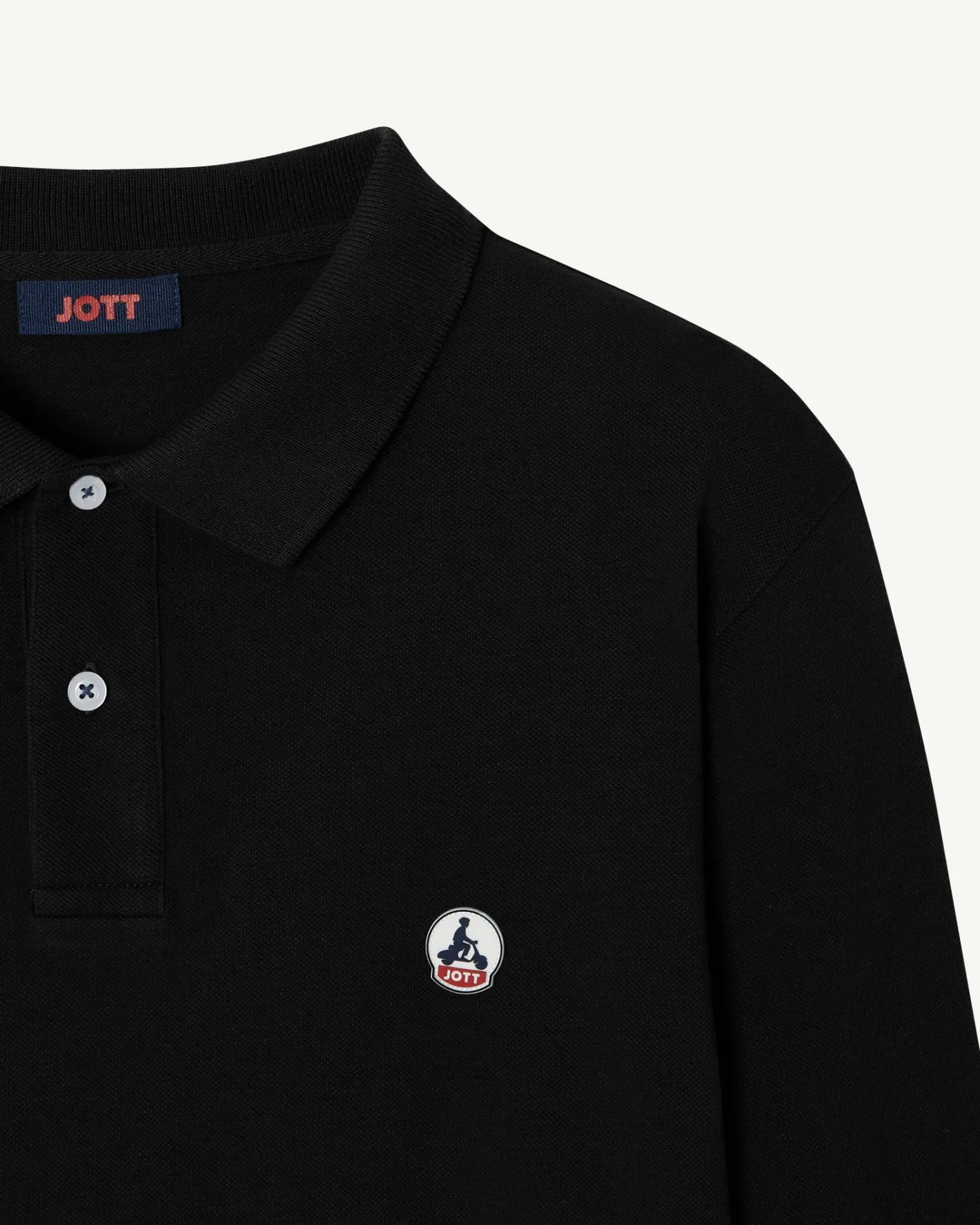 Kleding-JOTT Polo Noir Arcachon 999 Black
