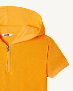 Kleding-JOTT Robe Eponge A Capuche Abricot Enfant Mini 728 Apricot