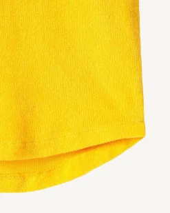 Kleding-JOTT Robe Eponge A Capuche Citron Enfant Mini 631 Lemon