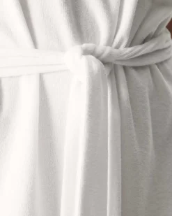 Kleding-JOTT Robe Longue Ceinturee Eponge Blanc Ibiza 901 Blanc